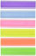 Picture of Learning Loft Eye Lighter Colored Overlays for Reading, Assorted, 6 Piece