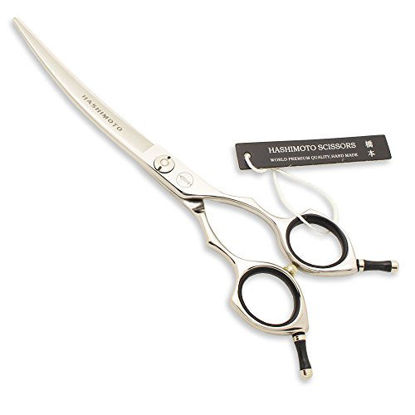Picture of HASHIMOTO Curved Scissors for Dog Grooming,6.5 inches,Design for Professional Groomer.