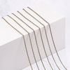 Picture of TecUnite 24 Pack Bronze Link Cable Chain Necklace DIY Chain Necklaces (24 Inch)