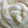 Picture of Tussah Silk Fiber for Soap Making, Spinning, Blending, Felting, Dyeing, and Paper Making. Premium Grade Natural White Combed Top Roving.