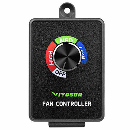 Picture of VIVOSUN Variable Speed Controller Cordless Vent Blower Speed Adjuster for Inline Duct Exhaust Fan