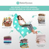 Picture of Butterfly Craze Bean Bag Chair Cover & Stuffed Animal Storage Bag - Toy Organizer & Floor Lounger in One with Extra Large Capacity & Premium Cotton Canvas (Stuffing not Included)