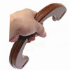Picture of Model Worker 4PCS Wooden U-Shaped Handles Replacement for Handmade Bag Handbags Purse Handles (Brown)