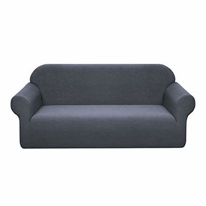 Picture of Granbest Premium Water Repellent Sofa Cover High Stretch Couch Slipcover Super Soft Fabric Couch Cover (Gray, Sofa)