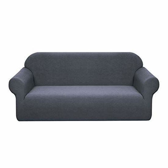 Picture of Granbest Premium Water Repellent Sofa Cover High Stretch Couch Slipcover Super Soft Fabric Couch Cover (Gray, Sofa)