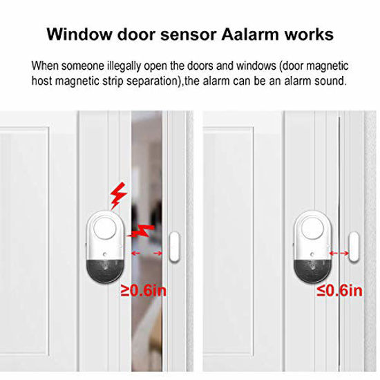 GetUSCart Door Window Alarm, Toeeson 120DB Door Alarms for Kids Safety