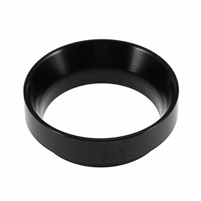 Picture of Espresso Dosing Funnel Aluminum Coffee Dosing Ring Replacement-for 58mm Portafilters ((Black))