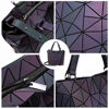 Picture of Geometric Luminous Purses and Handbags for Women Holographic Reflective Crossbody Bag Wallet 3PCS