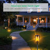 Picture of TomCare Solar Lights 99 LED Flickering Flame Solar Torches Lights 43" Waterproof Outdoor Lighting Solar Powered Pathway Lights Landscape Decoration Lighting Auto On/Off for Garden Patio Yard, 4 Pack