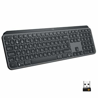Picture of Logitech MX Keys Advanced Wireless Illuminated Keyboard - Graphite
