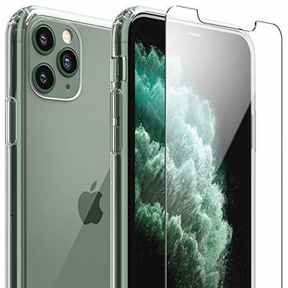 Picture of FlexGear Clear Case for iPhone 11 Pro MAX and 2 Glass Screen Protectors (Clear)