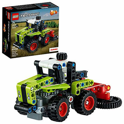 Picture of LEGO Technic Mini CLAAS XERION 42102 Toy Tractor Building Kit, New 2020 (130 pieces)