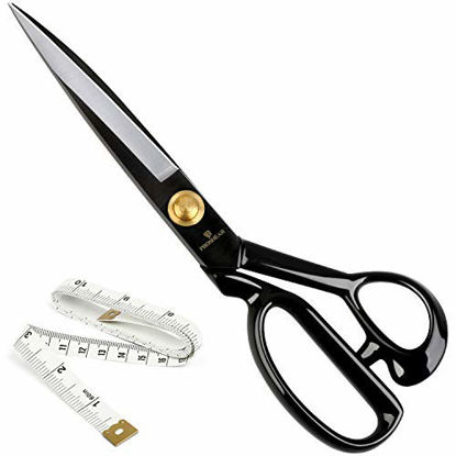 Picture of Fabric Scissors Professional 10 inch Heavy Duty Scissors for Leather Sewing shears for Tailoring Industrial Strength High Carbon Steel Tailor Shears Sharp for Home Office Artists Dressmakers