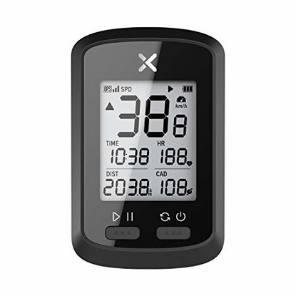 Picture of XOSS Bike Computer GPS Wireless Bicycle Computer IPX7 Waterproof Bluetooth 5.0 & ANT+ Cycling Computer Automatic Backlight Speedometer and Odometer