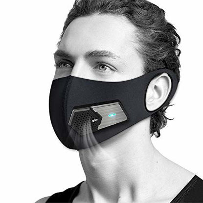 Picture of Ruishenger Rsenr Personal Wearable Air Purifiers,Portable Mini air PurifierCyclingRunningMountaineering, Outdoor Sports, Tourism (Set,Black)