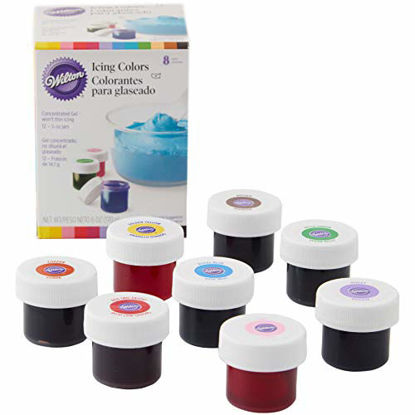 Picture of Wilton Icing Colors, 8-Count Icing Colors