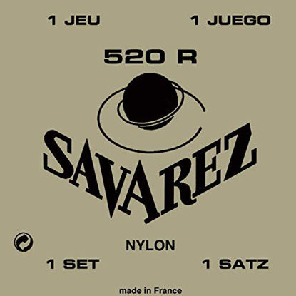 Picture of Savarez 520R Rectified Nylon High Tension Classical Guitar Strings.