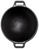 Picture of Lodge Pro-Logic Wok With Flat Base and Loop Handles, 14-inch, Black