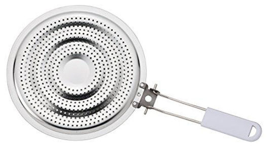 Picture of HIC Harold Import Co. Heat Diffuser Reducer Flame Guard Simmer Plate, Stainless Steel, 8.25 x 15.75-inches