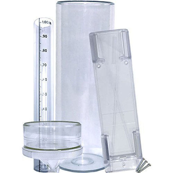 GetUSCart Stratus Precision Rain Gauge with Mounting Bracket (14" All