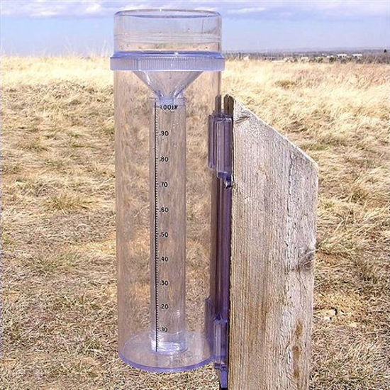 GetUSCart Stratus Precision Rain Gauge with Mounting Bracket (14" All
