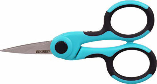 SINGER 00557 4-1/2-Inch ProSeries Detail Scissors with Nano Tip Teal