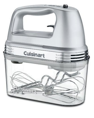 Picture of Cuisinart HM-90BCS Power Advantage Plus 9-Speed Handheld Mixer with Storage Case, Brushed Chrome