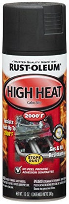 Picture of Rust-Oleum 248903 12-Ounce 2000 Degree, Flat Black Automotive High Heat Spray Paint