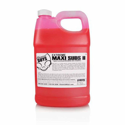 Picture of Chemical Guys CWS_101 Maxi-Suds II Super Suds Car Wash Soap and Shampoo, Cherry Scent (1 Gal)