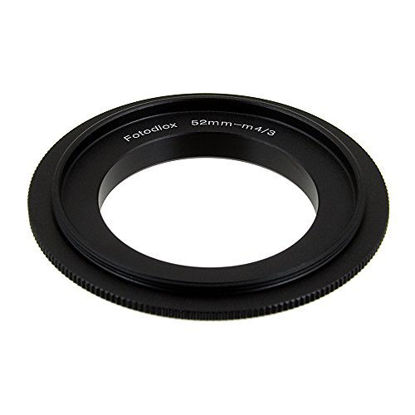 Picture of Fotodiox 52mm Filter Thread Macro Reverse Mount Adapter Ring for Micro Four Thirds Cameras
