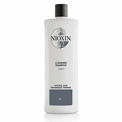 Picture of Nioxin System 2 Cleanser Shampoo for Natural Hair with Progressed Thinning, 33.8 oz