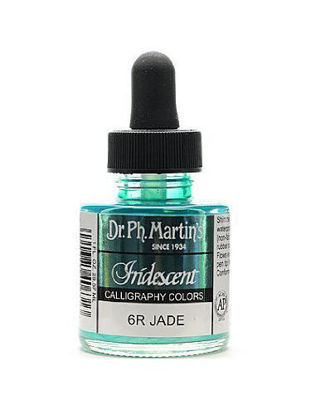 Picture of Dr. Ph. Martin's Iridescent Calligraphy Color, 1.0 oz, Iridescent Jade (6R)