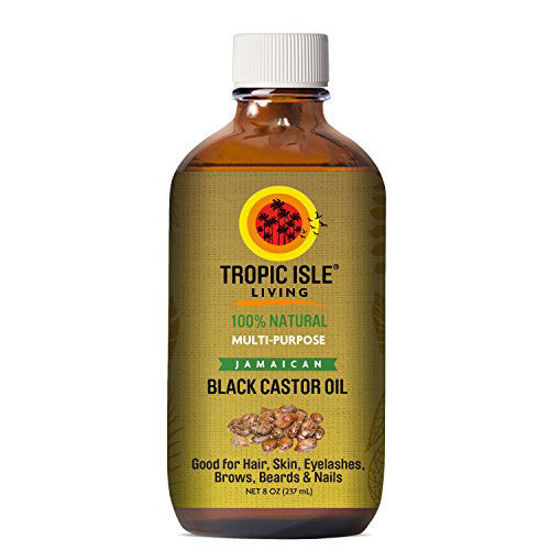 Picture of Tropic Isle Living Jamaican Black Castor Oil, Glass Bottle (8 Ounce)