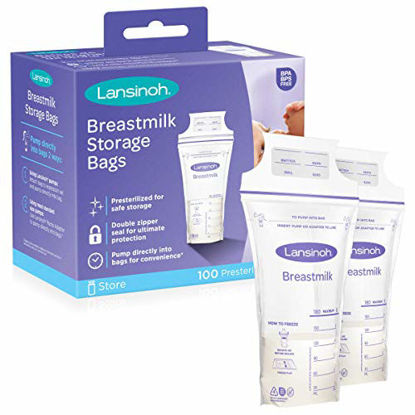Picture of Lansinoh Breastmilk Storage Bags, 100 count