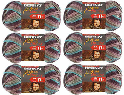 Picture of Bernat 161129-29121 Softee Chunky Ombre Yarn - Shadow