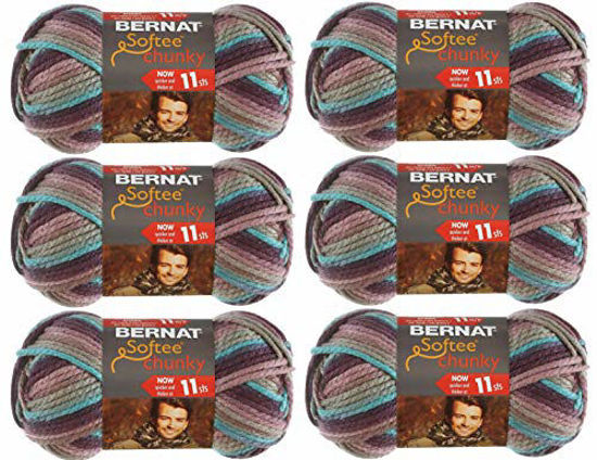 Picture of Bernat 161129-29121 Softee Chunky Ombre Yarn - Shadow