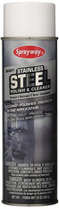 Picture of Sprayway SW841 Stainless Steel Cleaner and Polish, Protects and Preserves, Resists Streaks and Finger prints, 15 Oz