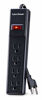 Picture of CyberPower CSB404 Essential Surge Protector, 450J/125V, 4 Outlets, 4ft Power Cord, Black