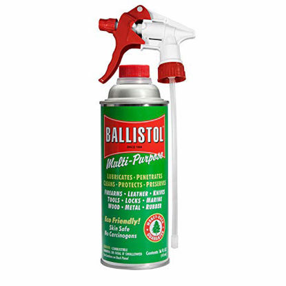 Picture of Ballistol Multi-Purpose Can Lubricant Cleaner Protectant 16 oz, Single with 1 Sprayer