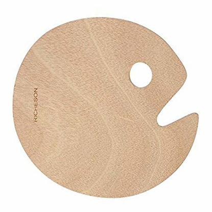 Picture of Jack Richeson 696036 Wooden Oval Palette, 10" x 14"