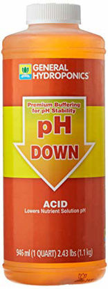 Picture of General Hydroponics pH Down Liquid Premium Buffering For pH Stability, Quart