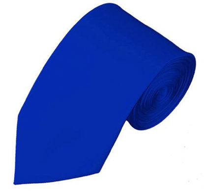 Picture of Mens Solid Color 2.75" Slim Tie - Royal Blue