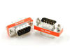 Picture of CablesOnline DB9 Null Modem Male to Male Slimline Data Transfer Adapter/Gender Changer, (2-Pack) (AD-N05M-2)