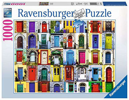 Picture of Ravensburger Doors of the World 1000 Piece Jigsaw Puzzle for Adults - Every piece is unique, Softclick technology Means Pieces Fit Together Perfectly