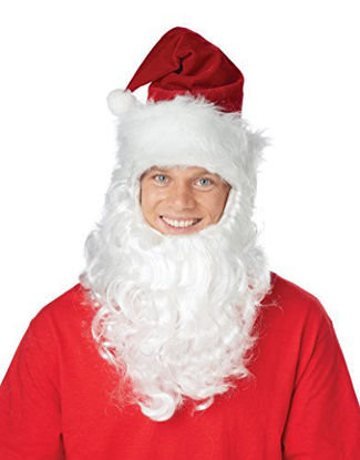 Picture of California Costumes Men's Santa Claus Getup, RED/White, One Size