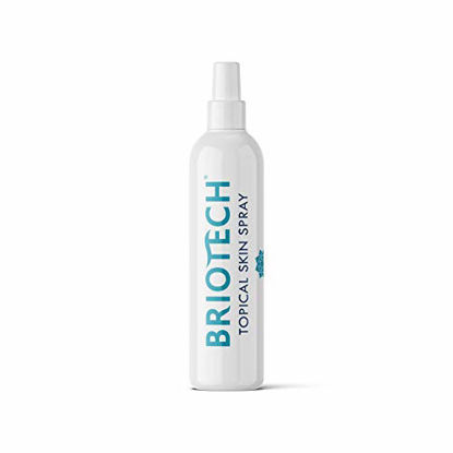 Picture of BRIOTECH Topical Skin Spray - All Natural Pure HOCl Hypochlorous Solution - Soothing Saline Mist - Piercing Aftercare, After Sun, Post Procedure Relief - 4 oz. Size