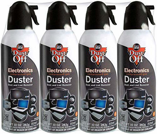 Picture of Falcon Dust-Off Electronics Compressed Gas Duster 10 Oz (4 Pack)