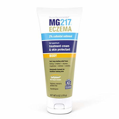 Picture of MG217 Eczema Body Cream with 2% Colloidal Oatmeal - 6 oz Tube