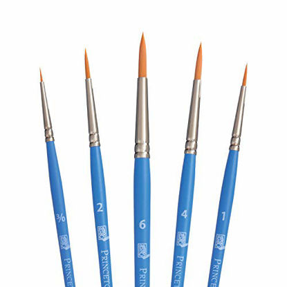 Picture of Princeton Select Artiste, Series 3750, Paint Brush for Acrylic, Watercolor and Oil, Set of 5