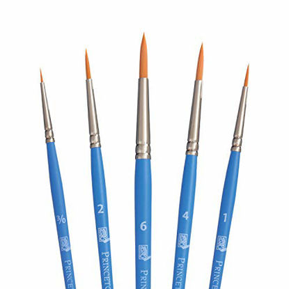 Picture of Princeton Select Artiste, Series 3750, Paint Brush for Acrylic, Watercolor and Oil, Set of 5